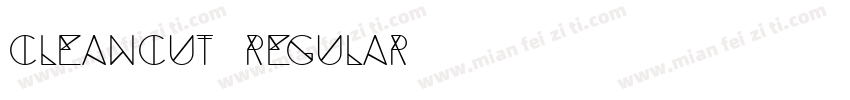 Cleancut Regular字体转换